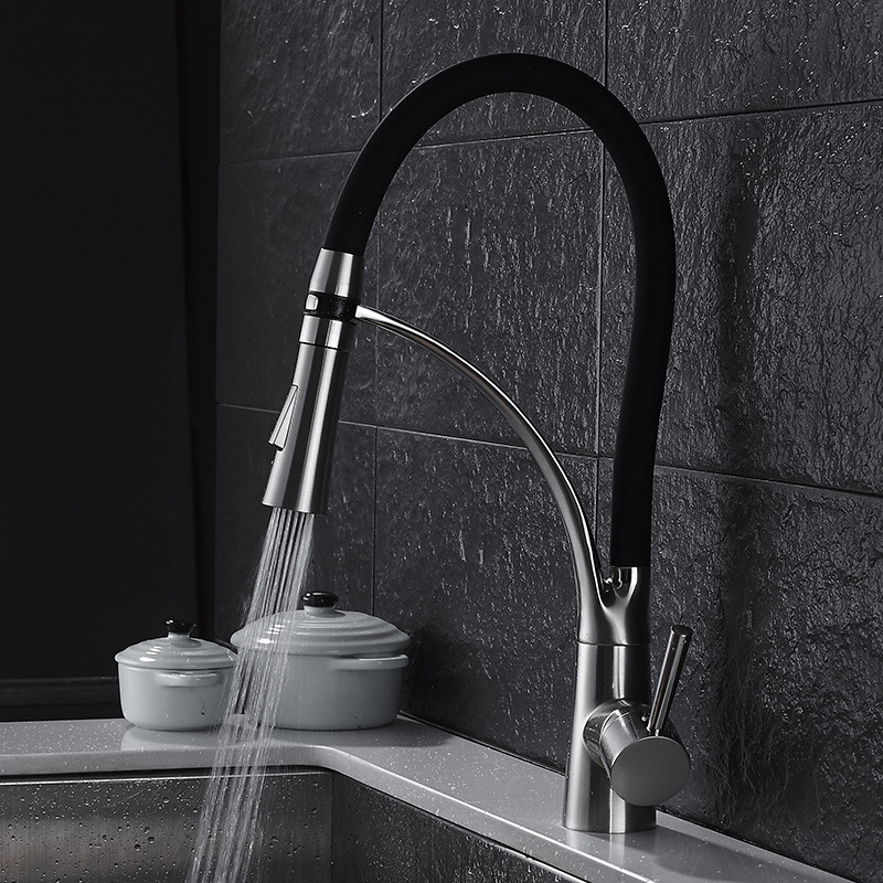 Commercial Kitchen Mixer Tap - Кухонный смеситель с выдвижным изливом, из