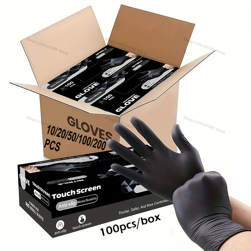 Commercial Kitchen Gloves - Одноразовые нитриловые водонепроницаемые перчатки для мытья