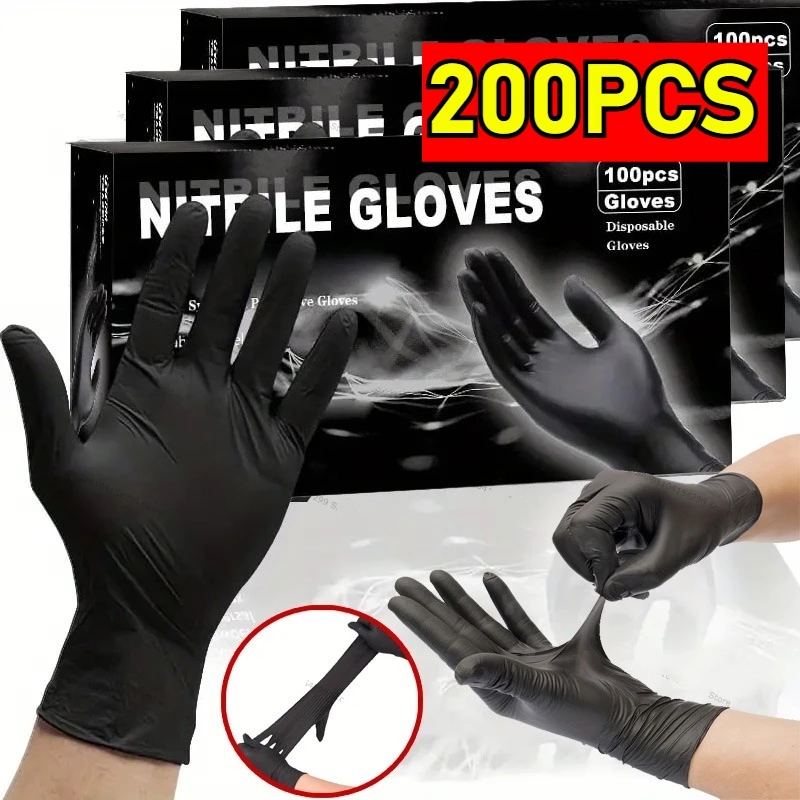 Commercial Kitchen Gloves - Одноразовые нитриловые водонепроницаемые перчатки для мытья