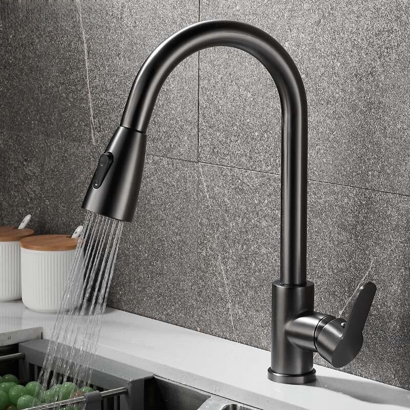 Commercial Kitchen Mixer Tap - Матовый черный кухонный смеситель с одним