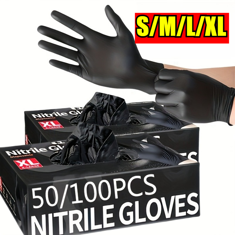 Commercial Kitchen Gloves - Одноразовые нитриловые водонепроницаемые перчатки для мытья