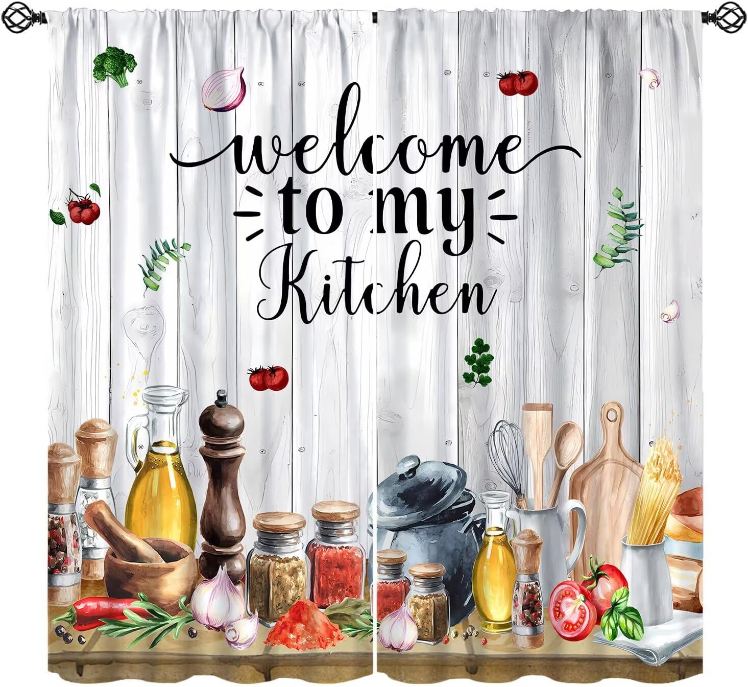 Commercial Kitchen Canopy - Кухонные шторы в деревенском стиле, фермерский