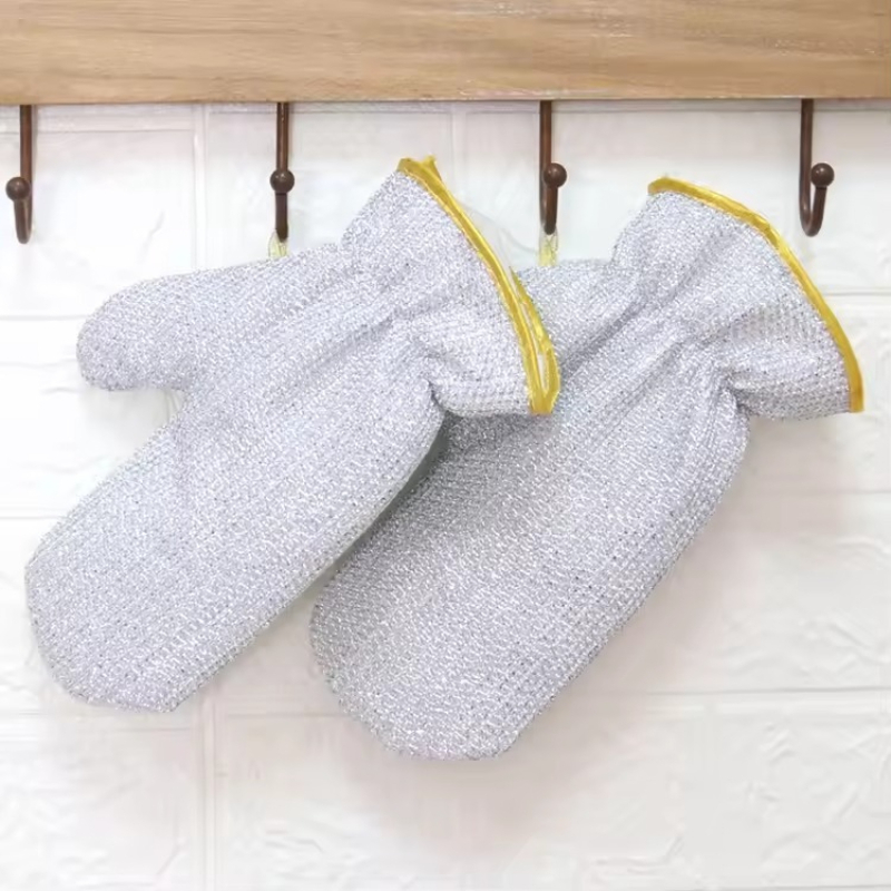 Commercial Kitchen Gloves - 1/2 шт. серебряные перчатки для работы