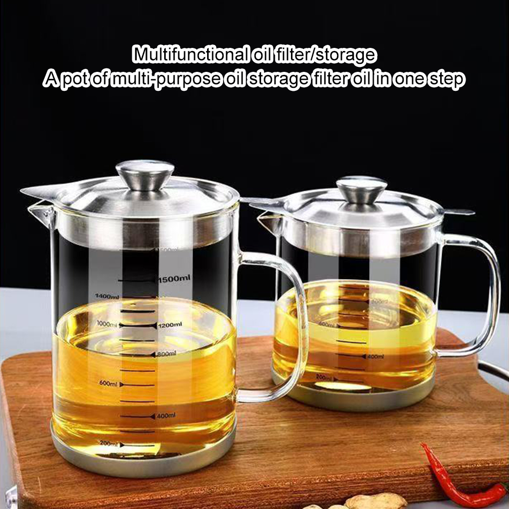 1л/1,5л стеклянный масляный фи – обзор и цена Commercial Kitchen Oil Filter