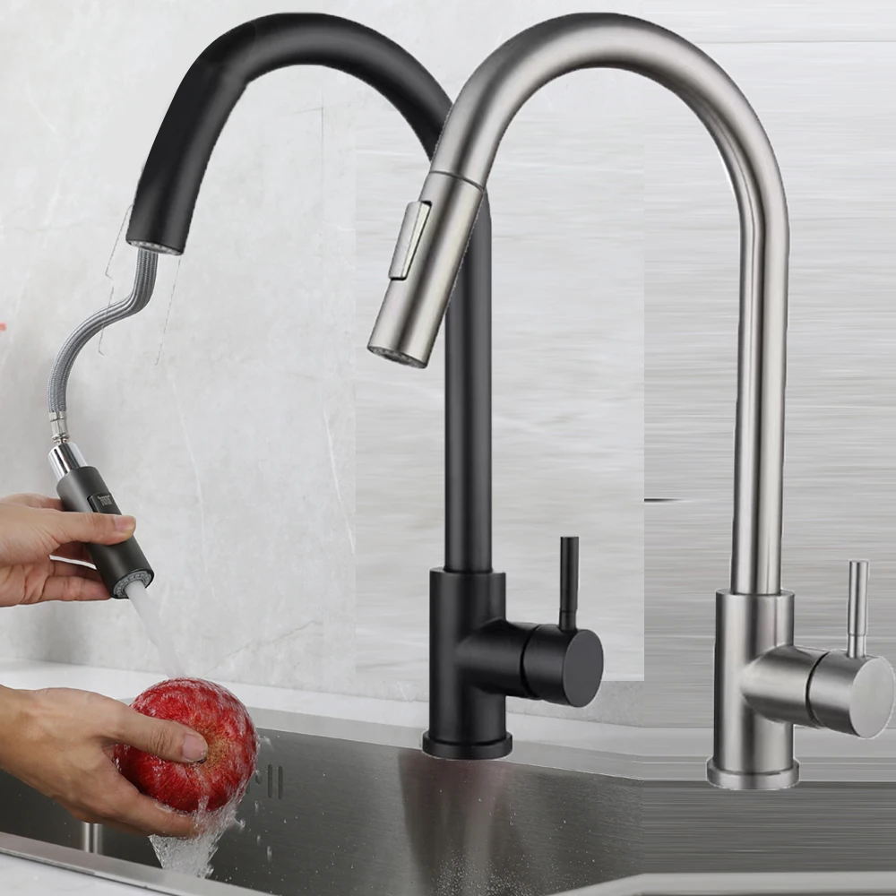Кухонный смеситель с выдвижным – обзор и цена Commercial Kitchen Mixer Tap