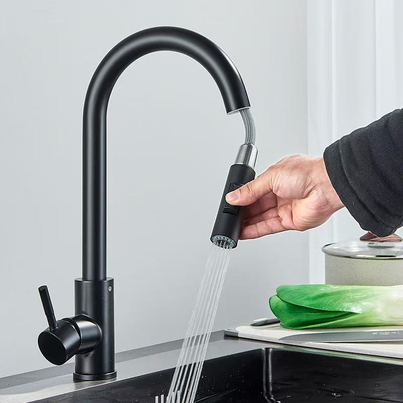 Черно-серебристый кухонный сме – обзор и цена Commercial Kitchen Mixer Tap