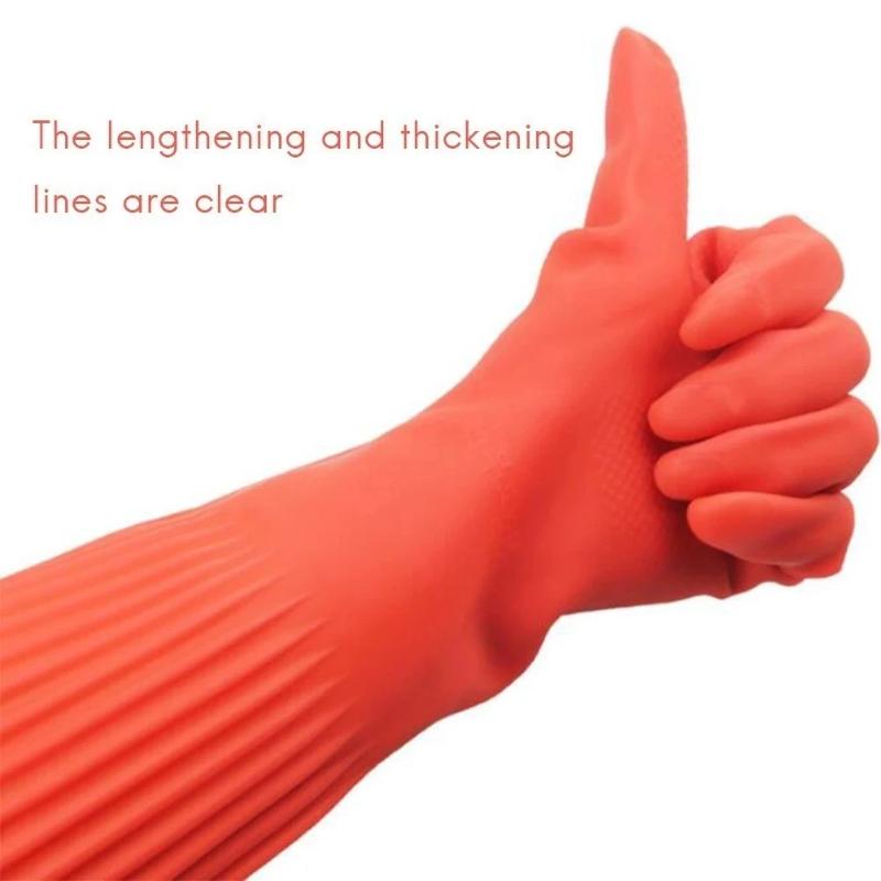 Удлиненные резиновые перчатки  – обзор и цена Commercial Kitchen Gloves