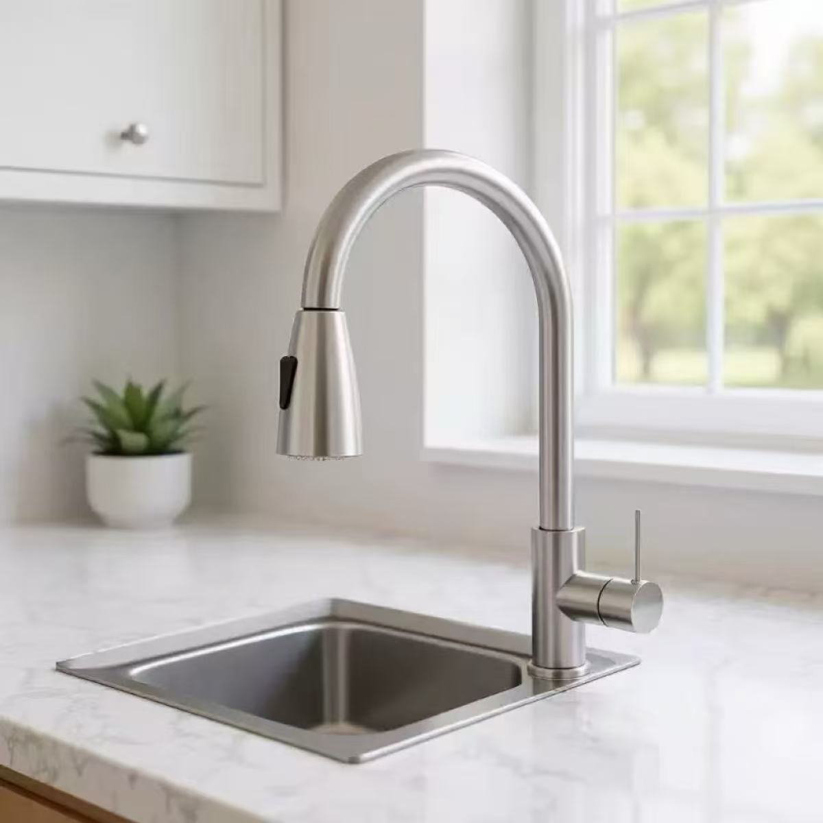 Кухонный смеситель с одной руч – обзор и цена Commercial Kitchen Mixer Tap