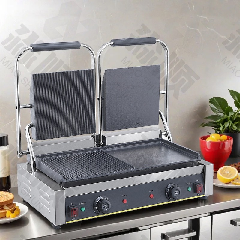 Коммерческий электрический гри – обзор и цена Sandwich Press Panini