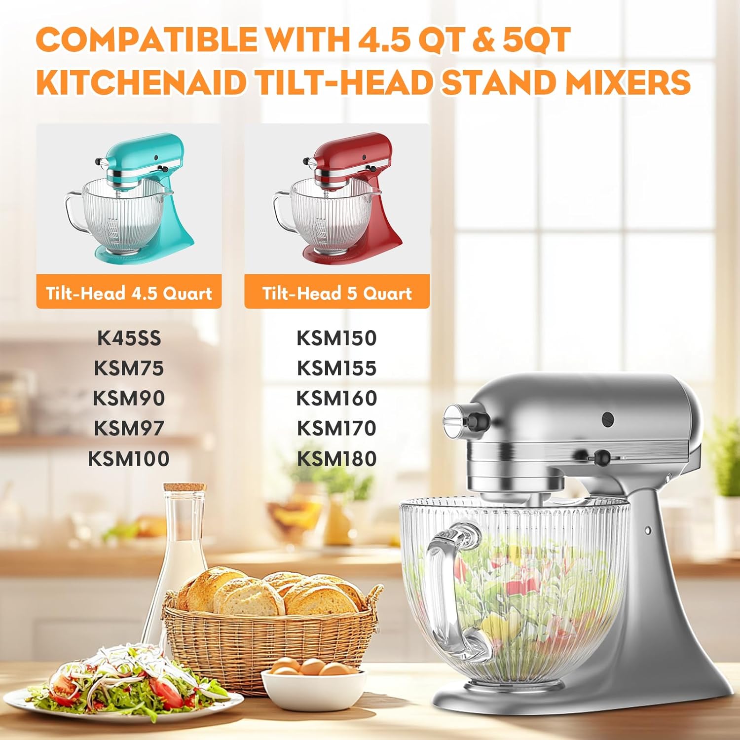 Стеклянная чаша GVODE для микс – обзор и цена Commercial Kitchenaid