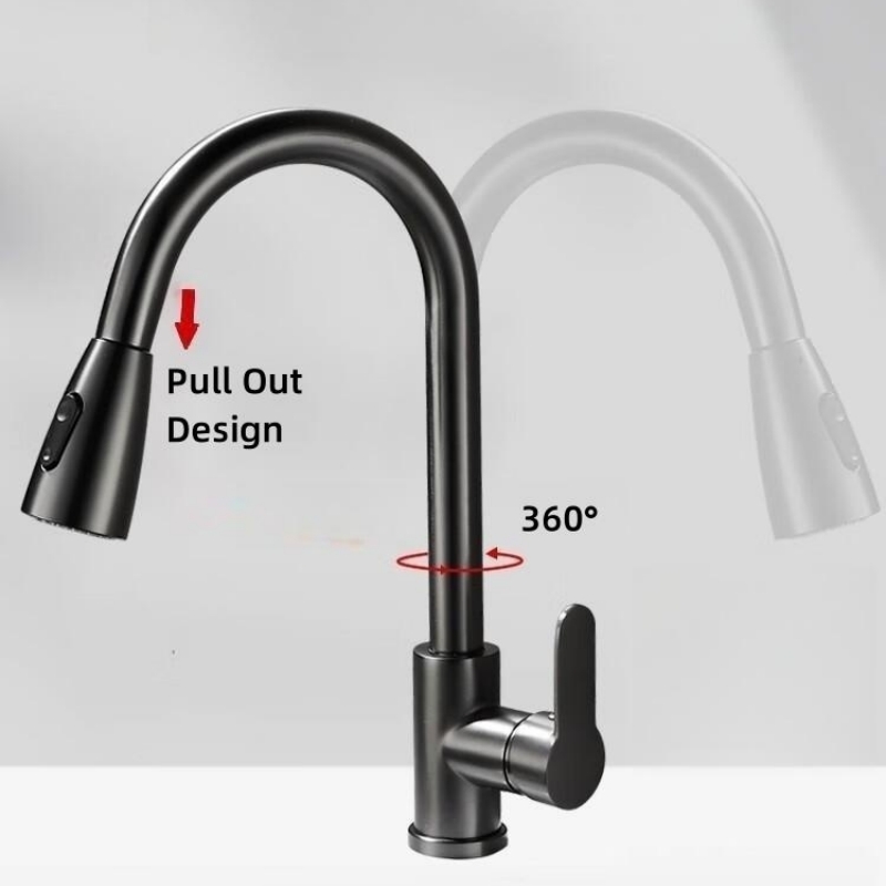 Матовый черный кухонный смесит – обзор и цена Commercial Kitchen Mixer Tap