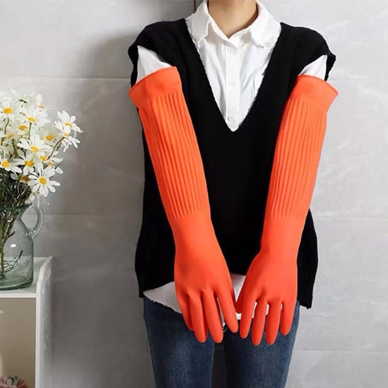 Очень длинные резиновые перчат – обзор и цена Commercial Kitchen Gloves