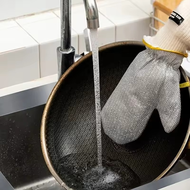 1/2 шт. серебряные перчатки дл – обзор и цена Commercial Kitchen Gloves