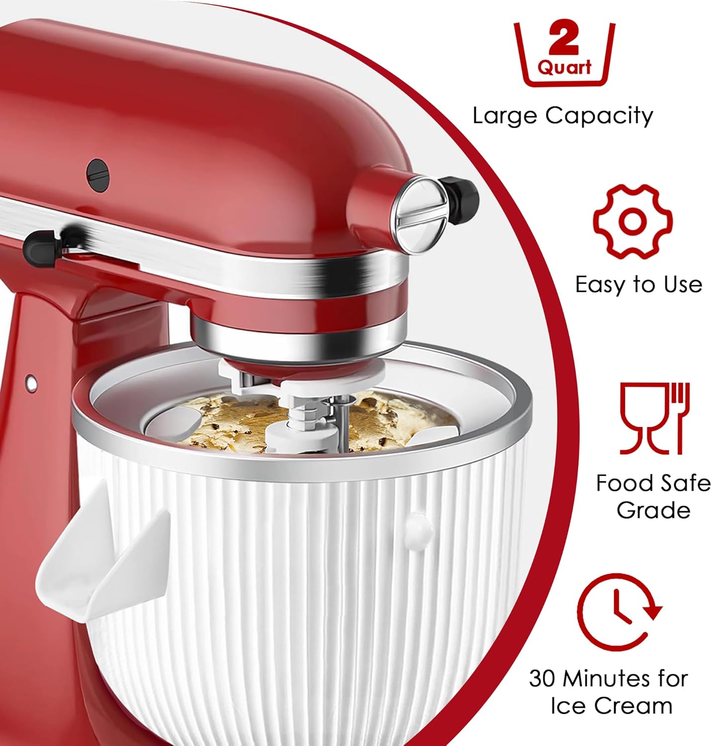 Насадка для мороженого для мик – обзор и цена Commercial Kitchenaid
